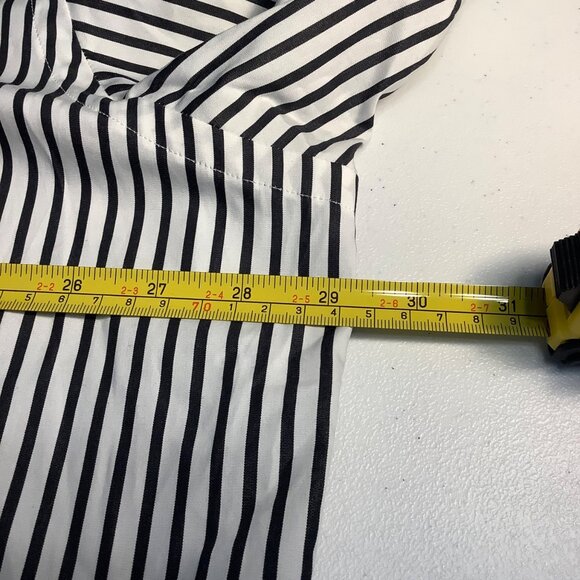 Ralph Lauren Men’s Button Down Shirt 2XLT Black White Stripe - Picture 5 of 13